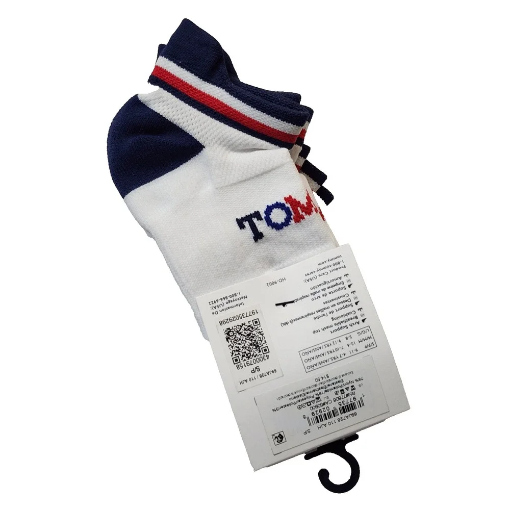 Tommy Hilfiger Kids Boys Ankle Socks Moisture Wicking‎ Size Small 9-11